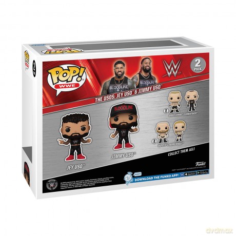 Wwe Pop! Vinyl Figuren 2er-Pack Uso Brothers 9 Cm