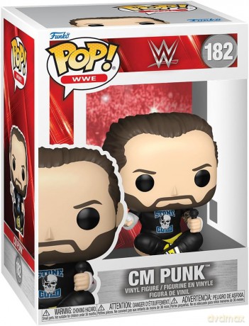 Wwe: Funko Pop! - Cm Punk (Vinyl Figure 182)