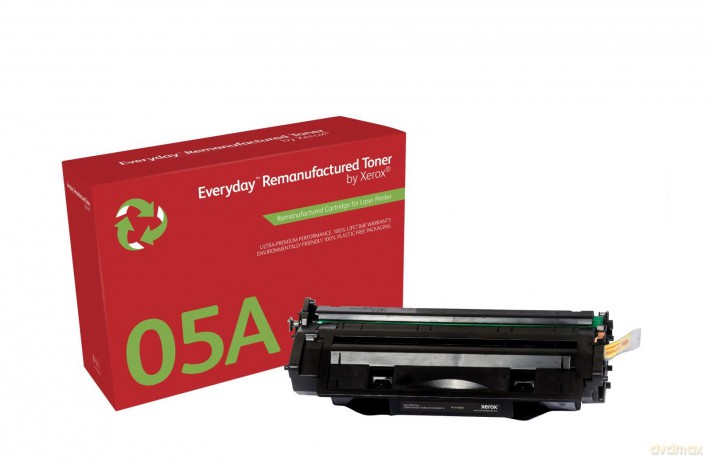 Xerox Ce505a Hp 05a Black Toner Cartridge Equivalent, For Use In Hp Lj P2035, P2055