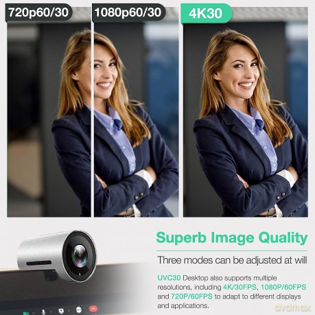 Yealink Uvc30-Desktop 4k Webcam