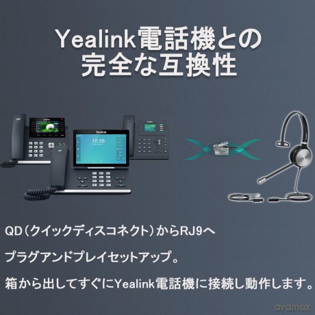 Yealink Yhs36 Mono- Cuffie Con Rj9