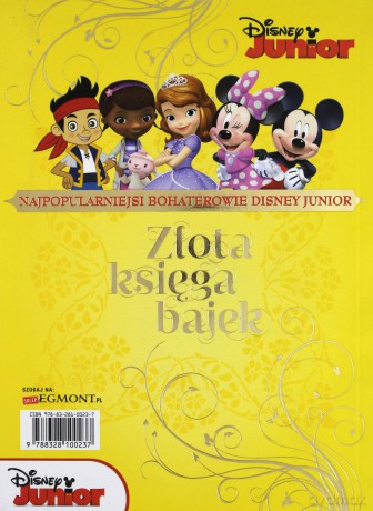 Złota Księga Bajek: Najpopularniejsi bohaterowie Disney Junior [KSIĄŻKA]