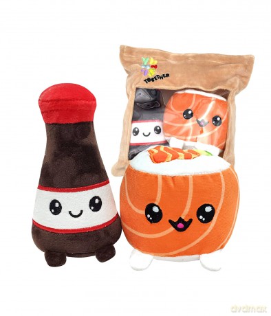 Yummis: Joy Toy - Together Uramaki E Soya - 2 Pluszak 15 Cm