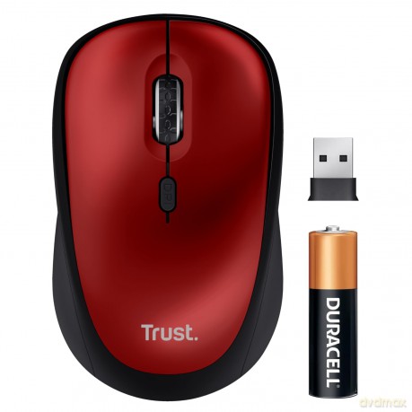 Yvi+ Wireless Mouse Eco Red