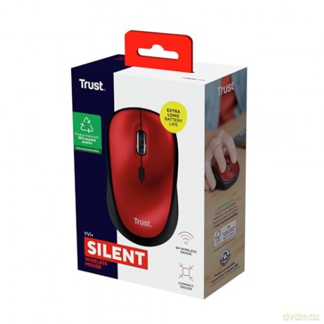 Yvi+ Wireless Mouse Eco Red