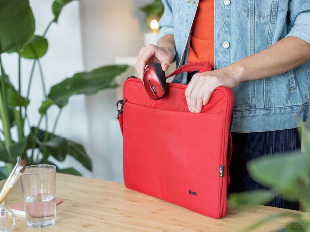 Yvi+ Wireless Mouse Eco Red