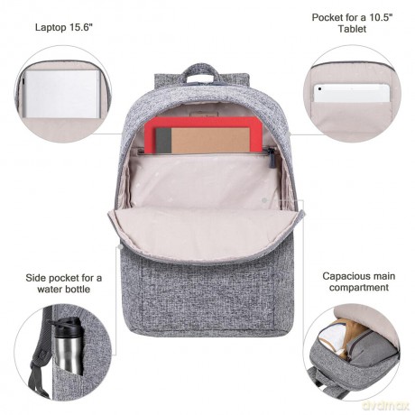 Zaino Notebook 15 6 Grigio