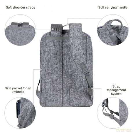 Zaino Notebook 15 6 Grigio