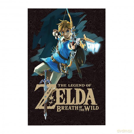 Zelda Breath Of Wind Game Cover Maxi Poster, Multi-Colour