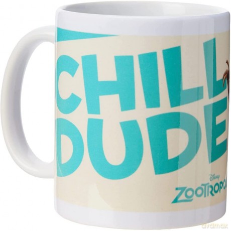 Zootropolis Chill Dude Ceramic Mug, Multi-Colour