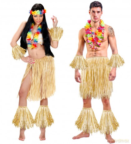 Zulu Set Raffia Accessory For Fancy Dress