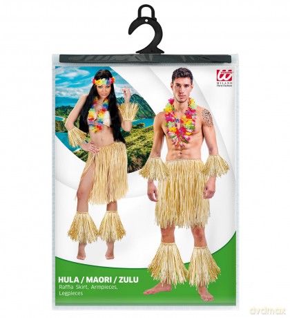Zulu Set Raffia Accessory For Fancy Dress