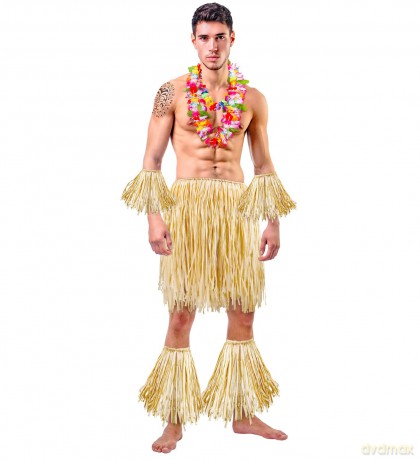 Zulu Set Raffia Accessory For Fancy Dress