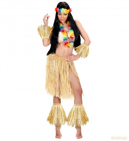 Zulu Set Raffia Accessory For Fancy Dress