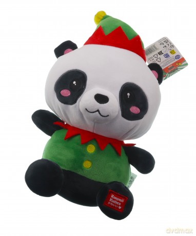 Kawaii Kuties maskotka Panda w stoju elfa 24 cm - seria świąteczna