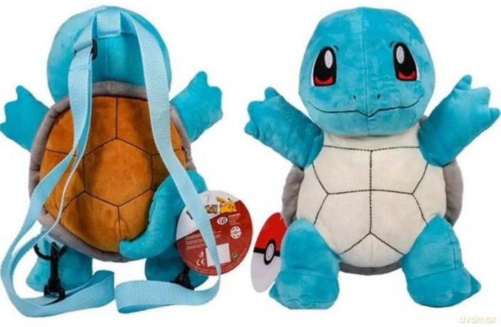 Pokemon plecak Squirtle 36cm z odpinanymi szelkami