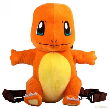 Pokemon plecak Charmander 36cm z odpinanymi szelkami