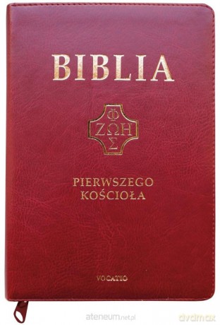 Biblia pierwszego Kościoła z paginat. suwak burgun [KSIĄŻKA]