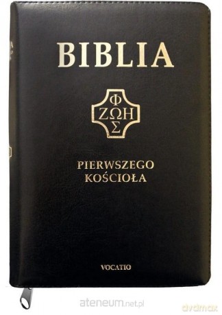 Biblia pierwszego Kościoła z paginat. suwak czarna [KSIĄŻKA]