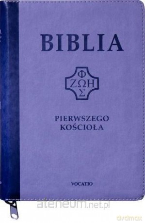 Biblia pierwszego Kościoła z paginat. suwak fiolet [KSIĄŻKA]