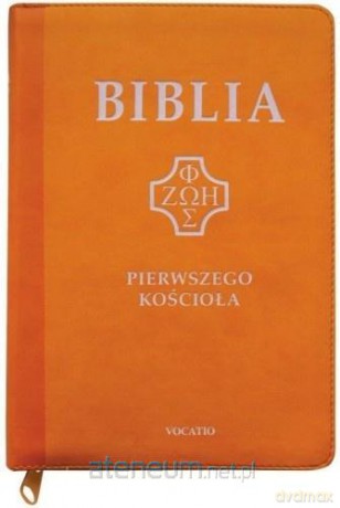 Biblia pierwszego Kościoła z paginat. suwak żółta [KSIĄŻKA]