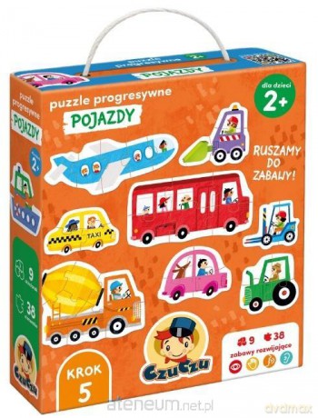 CzuCzu Puzzle progresywne Pojazdy dla dzieci 2+ [PUZZLE]