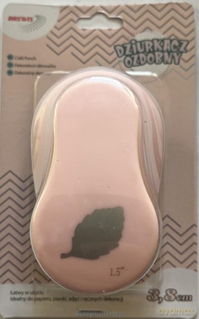 Dziurkacz ozdobny Liść 3.8cm