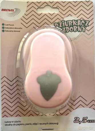 Dziurkacz ozdobny Żołądź 2.5cm