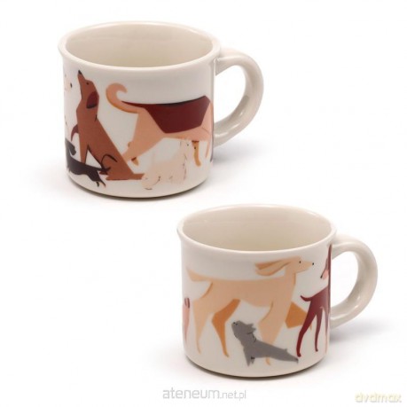 Filiżanki porcelanowe do espresso Bark Dog