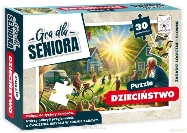 Gra dla Seniora. Puzzle Dzieciństwo [GRA]