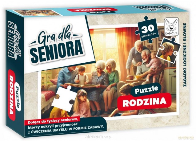 Gra dla Seniora. Puzzle Rodzina [GRA]
