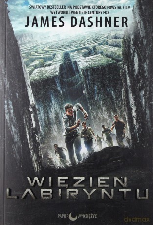 Więzień labiryntu tom 1 okładka filmowa - James Dashner [KSIĄŻKA]