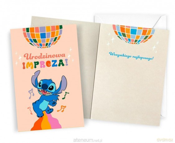 Karnet Urodziny Stitch