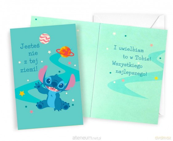 Karnet Urodziny Stitch