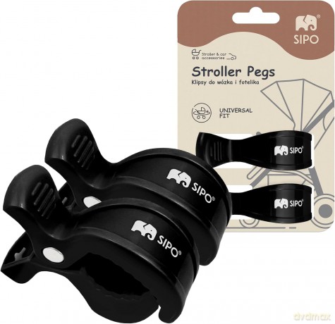 Klipsy do wózka 2szt