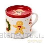 Kubek porcelanowy z pokrywką Christmas Baker...