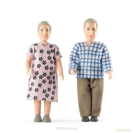 Lalki do domku dla lalek babcia i dziadek zestaw [FIGURKA]