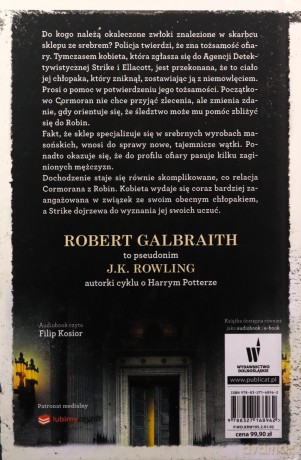Naznaczony - Robert Galbraith Pseud. J.k. Rowling [KSIĄŻKA]
