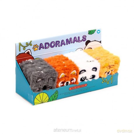 Notatnik pluszowy A7 Adoramals Wild MIX