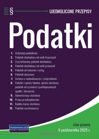 Podatki - 9.10.2025 [KSIĄŻKA]