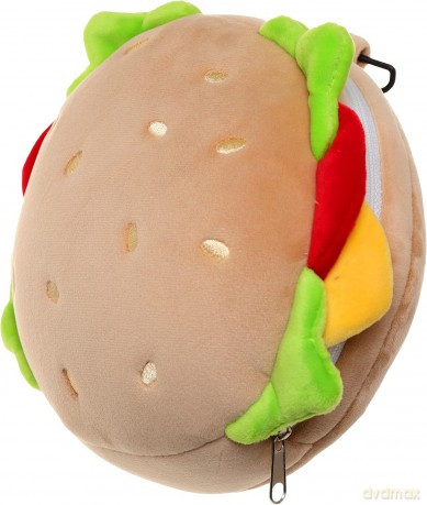 Poduszka podróżna i maska na oczy Fast Food Burger