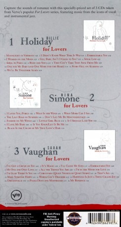 For Lovers 3CD BOX:Holliday/Simone/Vaugh [3CD]