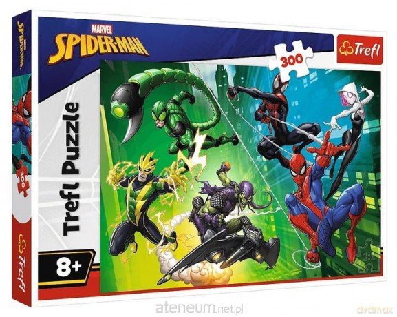 TREFL 300 el. W pajęczej sieci Spiderman [PUZZLE]