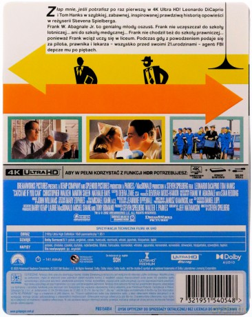 Złap mnie, jeśli potrafisz (steelbook) [Blu-Ray 4K]