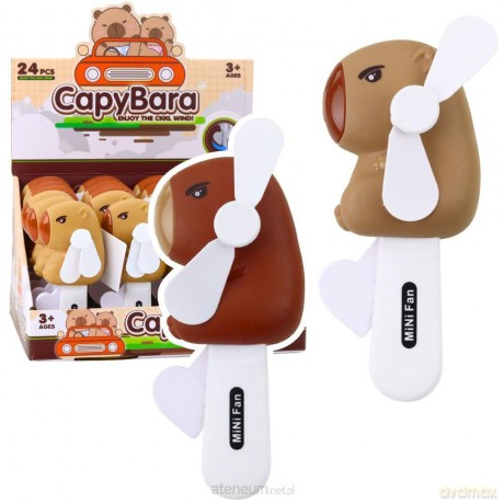 Bańki mydlane kapibara wiatraczek 14,5cm MIX