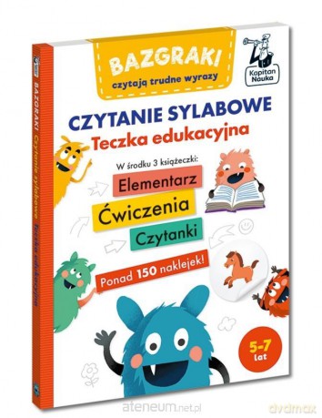 Bazgraki czytają trudne wyrazy. Czytanie sylabowe - Zuzanna Osuchowska [KSIĄŻKA]