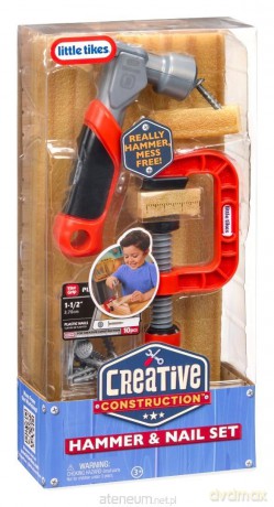 Creative Construction Hammer and Nail Set