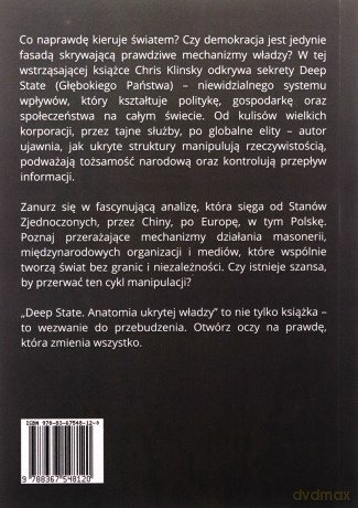 Deep state. Anatomia ukrytej władzy - Chris Klinsky [KSIĄŻKA]