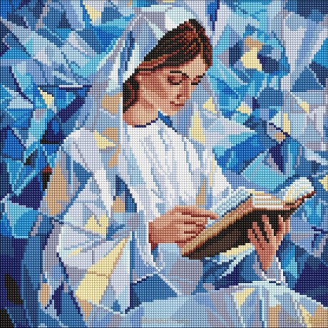 Diamentowa mozaika - Cicha lektura 40x40cm
