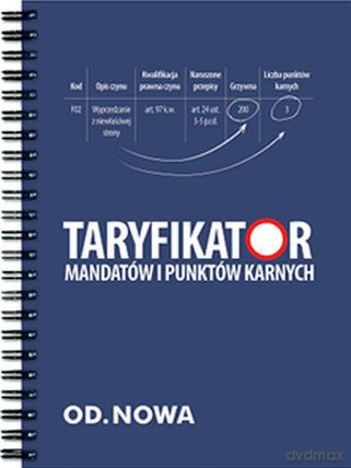 Taryfikator mandatów i punktów karnych - Anna Prus [KSIĄŻKA]